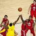 Michigan and Ohio State players contest for a rebound on Tuesday, Feb. 5. Daniel Brenner I AnnArbor.com